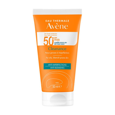 AVENE SUN CLEANANCE, aizsargājošs saules krēms taukainai ādai, SPF50+, 50 ml attēls