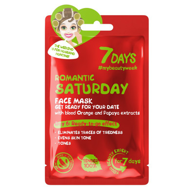 7DAYS ROMANTIC SATURDAY, sejas maska, 28g attēls
