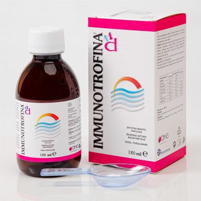 IMMUNOTROFINA® D, šķidrs uztura bagātinātājs, 180ml attēls