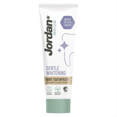 JORDAN GREEN CLEAN GENTLE WHITENING, zobu pasta, 75ml attēls