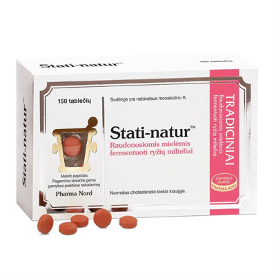 STATI-NATUR, 2,5 mg, 150 tabletes attēls