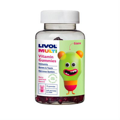 LIVOL MULTI, vitamīnu košļājamās pastilas, N75 attēls