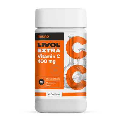 LIVOL MONO, C vitamīns, 400 mg, N50 attēls