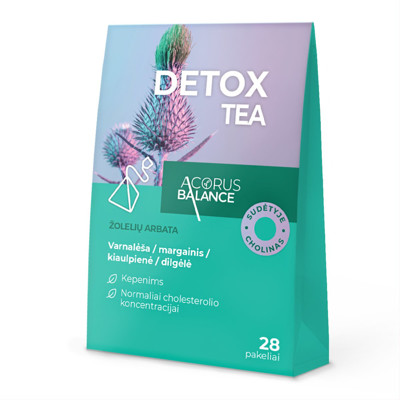 ACORUS BALANCE DETOX TĒJA, zāļu tēja, 2g, N28 attēls