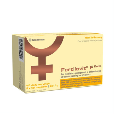 FERTILOVIT F ENDO, uztura bagātinātājs, kapsulas, N90 attēls