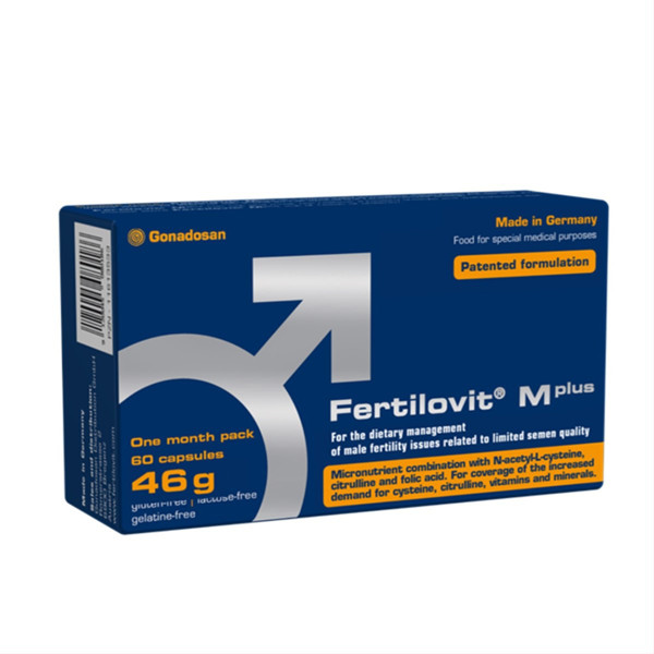 FERTILOVIT M PLUS, uztura bagātinātājs, kapsulas, N60 attēls