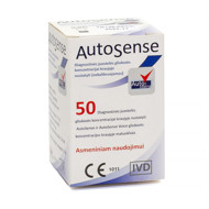 AUTOSENSE VOICE, diagnostikas strēmeles, 50 gab. attēls
