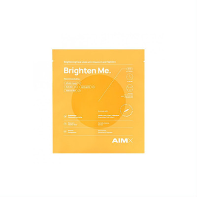 AIMX BRIGHTEN ME, Ātras iedarbības izgaismojoša sejas maska ​​ar C vitamīnu attēls