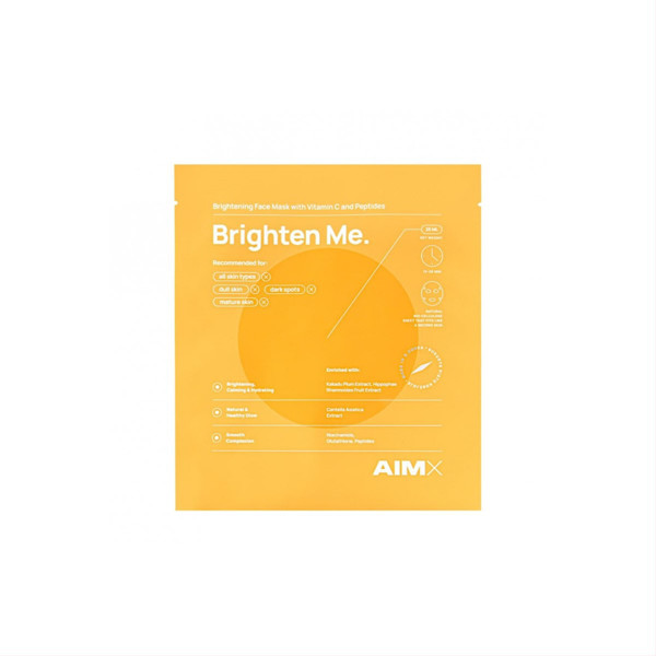 AIMX BRIGHTEN ME, Ātras iedarbības izgaismojoša sejas maska ​​ar C vitamīnu attēls