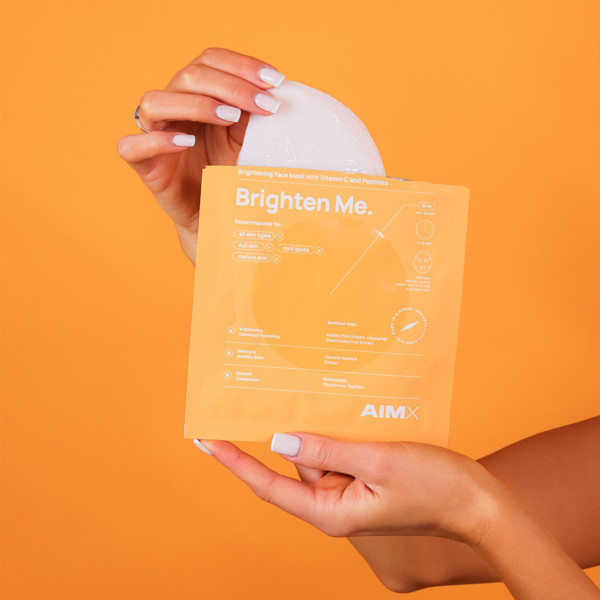 AIMX BRIGHTEN ME, Ātras iedarbības izgaismojoša sejas maska ​​ar C vitamīnu attēls