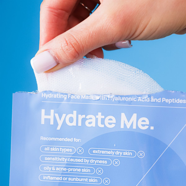 AIMX HYDRATE ME, Ātras iedarbības dziļi mitrinoša sejas maska ​​ar peptīdiem attēls