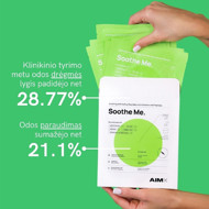 AIMX SOOTHE ME, Ātras iedarbības nomierinoša sejas maska ​​ar peptīdiem attēls