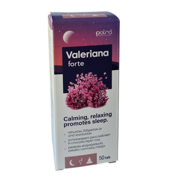 VALERIANA FORTE, 50 tabletes attēls