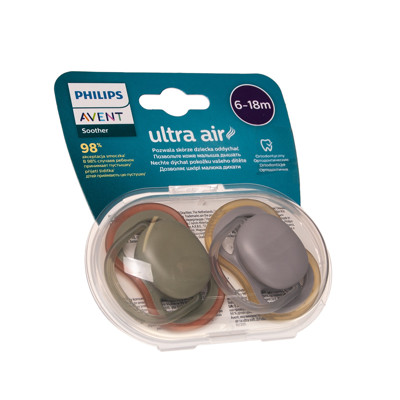 PHILIPS AVENT ULTRA AIR, silikona knupis, no 6-18 mēn, SCF085/20, N2 attēls