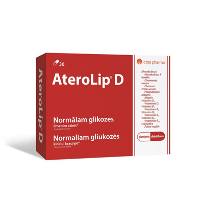 ATEROLIP D, 30 kapsulas attēls