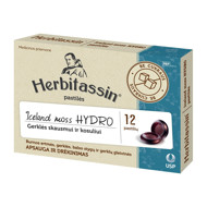 HERBITASSIN ICELAND MOSS HYDRO, 12 pastilas attēls