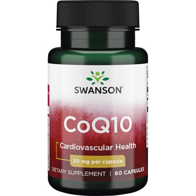 SWANSON COENZYME Q10, 30 mg, 60 kapsulas attēls