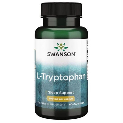 SWANSON, 500 mg, L-triptofāns, kapsulas, N60 attēls