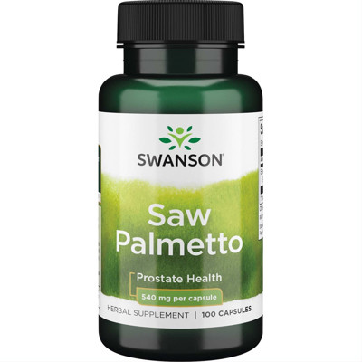 SWANSON, 540 mg, Saw Palmetto, kapsulas, N100 attēls