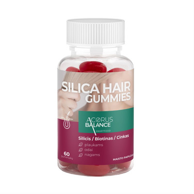 ACORUS BALANCE SILICA HAIR GUMMIES, N60 attēls