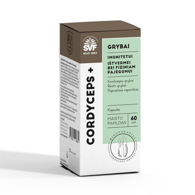 ŠVF/AC, Cordyceps+, uztura bagātinātājs, N60 attēls