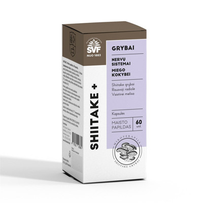 ŠVF/AC, Shitake+, uztura bagātinātājs, N60 attēls