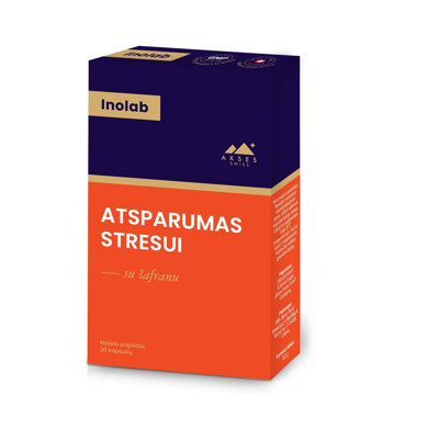 INOLAB IZTURĪBAI PRET STRESU, kapsulas, N30 attēls