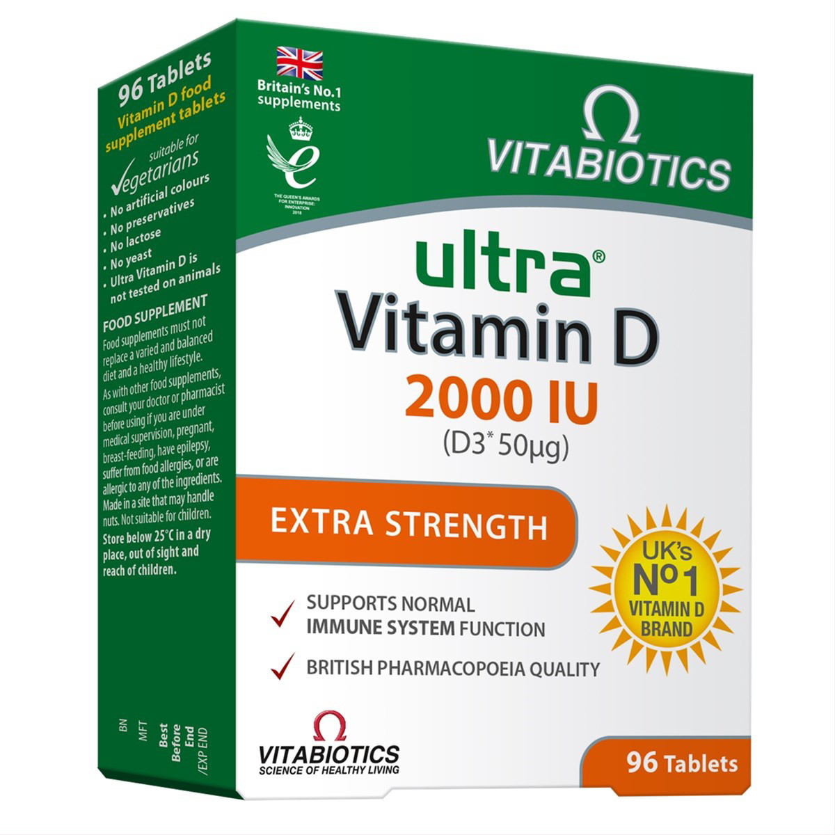 Vitabiotics Ltd. ULTRA VITAMIN D3 2000IU