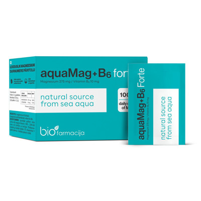 AQUAMAG+B6 FORTE pulveris iekšķīgi lietojama šķīduma pagatavošanai, N28 attēls