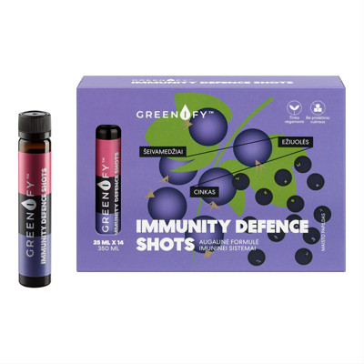 Greenify Immunity Defence Shots, imūnsistēma, 25 ml, N14 attēls