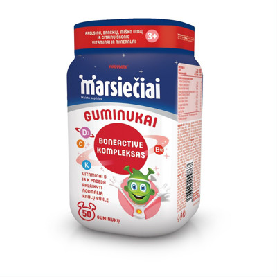 MARTINAN GUMMY BONEACTIV, 50 gumijas attēls