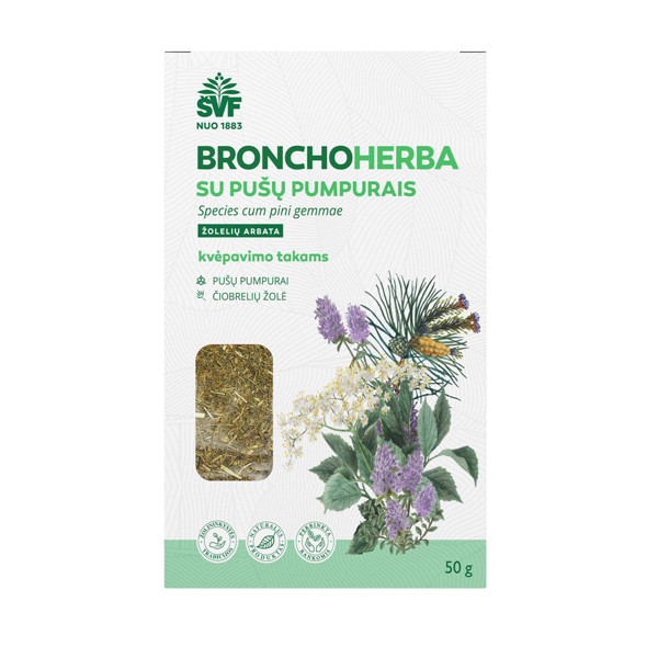BRONHOHERBA ar priežu pumpuriem, 50 g attēls