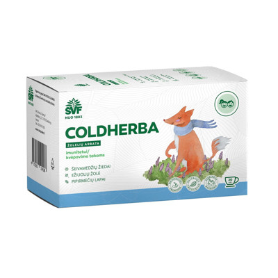 COLDHERBA bērniem, zāļu tēja 1,5g, N20 attēls