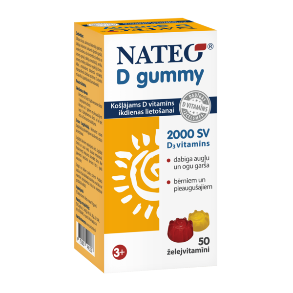 NATEO D GUMMY 2000 TV, 50 guminukų