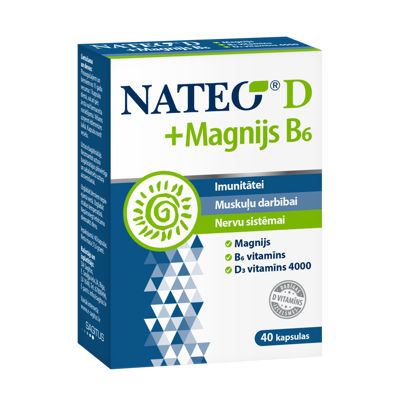 NATEO D + MAGNIS B6 4000 TV, 40 kapsulių