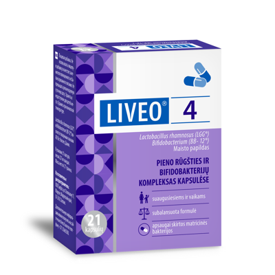 LIVEO 4, 21 kapsulė