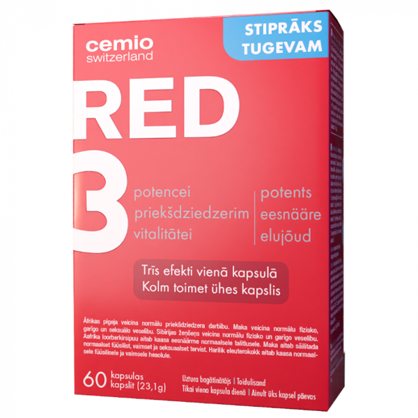 RED3 STIPRESNIS, 60 kapsulių