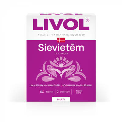 LIVOL MULTI MOTERIMS, 60 tablečių