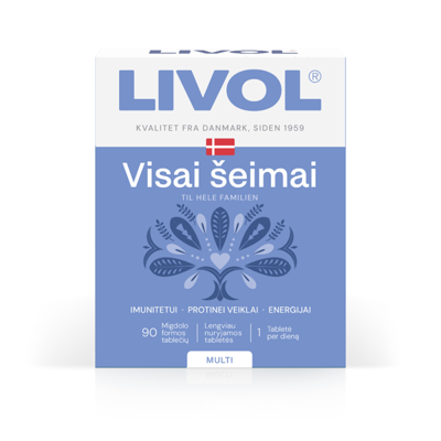 LIVOL MULTI VISAI ŠEIMAI, 90 tablečių