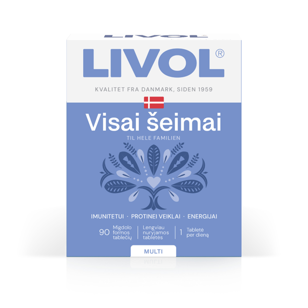 LIVOL MULTI VISAI ŠEIMAI, 90 tablečių