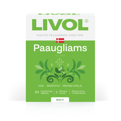 LIVOL MULTI PAAUGLIAMS, 60 tablečių