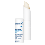 BIODERMA ATODERM, drėkinamasis lūpų pieštukas aviečių kvapo, 4g