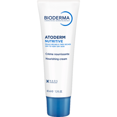 BIODERMA ATODERM NUTRITIVE, intensyviai maitinantis ir atkuriantis veido kremas sausai odai, bekvapis, 40 ml