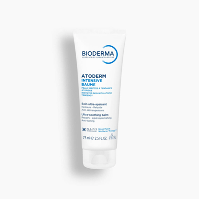 BIODERMA ATODERM INTENSIVE BAUME, kremas emolientas labai sausai ir atopiškai odai, bekvapis, 75 ml
