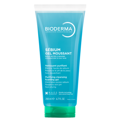 BIODERMA SEBIUM PURIFYING, gelis, prausiklis, 200 ml