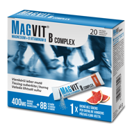 MAGVIT B COMPLEX, tirpios granulės burnoje, 20 vnt. 