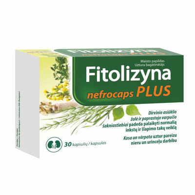 FITOLIZYNA NEFROCAPS PLUS, 30 kapsulių
