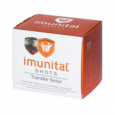 IMUNITAL SHOTS, (20 geriamų dozių po 10 ml) 20 vnt.