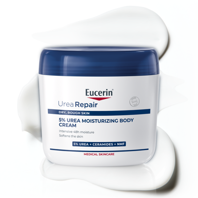 EUCERIN UREAREPAIR PLUS, kūno kremas su 5% šlapalo, 450 ml
