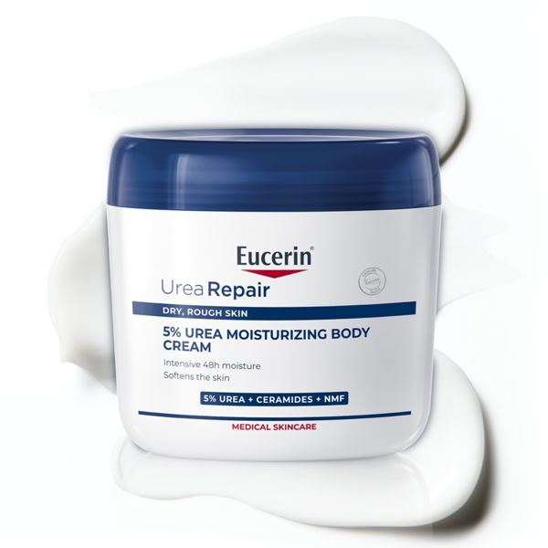 EUCERIN UREAREPAIR PLUS, kūno kremas su 5% šlapalo, 450 ml